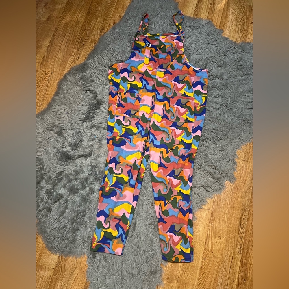 Lucy & Yak Multicolor Abstract Jumpsuit